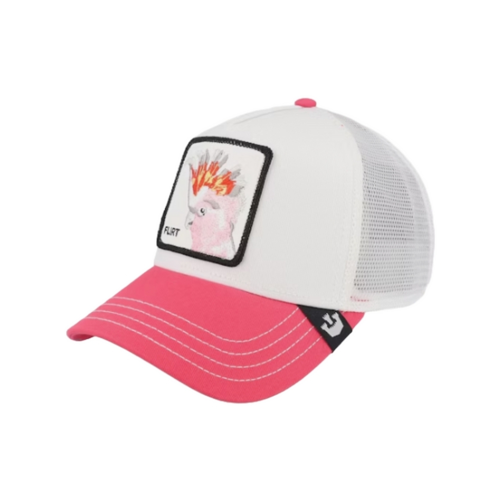 Goorin Bros Pink and White Mesh Cap